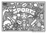 Download, print, color-in, colour-in Page 55 Sports